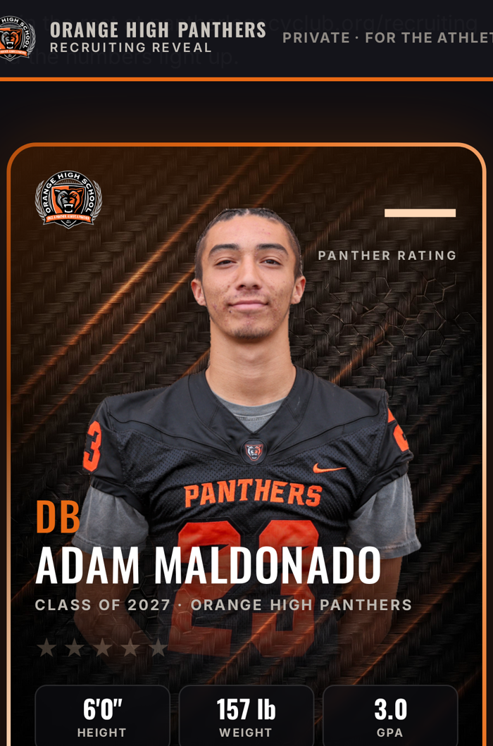 Adam Maldonado's player card